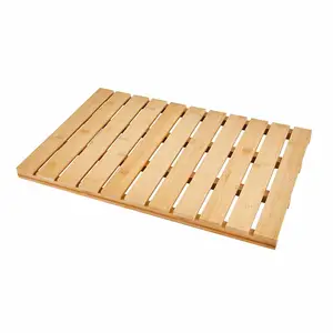 Elegant Bamboo Floor Mat Bamboo Bath Mat Hot Sell Bamboo Shower Mat