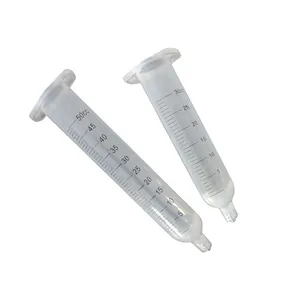 Pneumatic dispensing syringe transparent color Japanese style 30 50CC with scale glue filling and dispensing cylinder