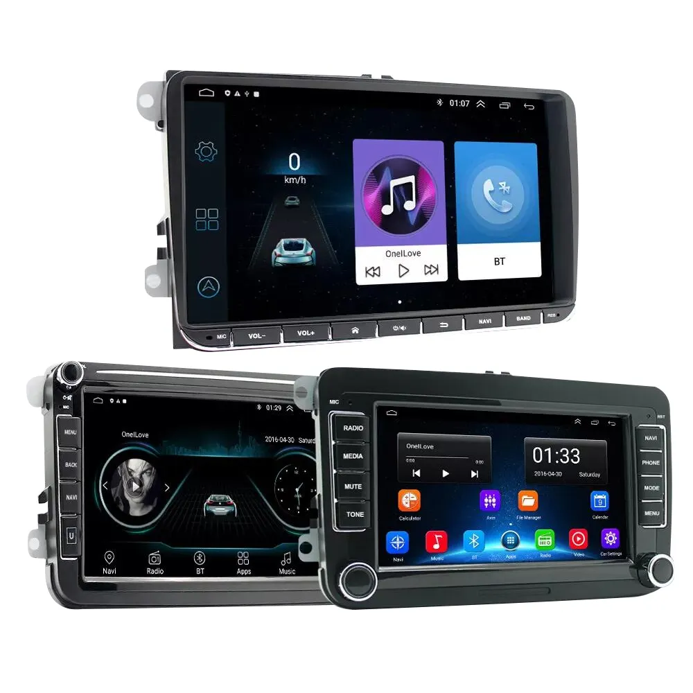 Double Din 7 8 9 pouces Audio Android 10.0 1G 16G 2G 32G voiture MP5 lecteur vidéo multimédia GPS voiture Radio Auto stéréo