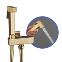 Robinet de bidet allongé en alliage de zinc Sauterf, pulvérisateur mural pour toilettes à eau froide, idéal appartement, garantie 5 ans
