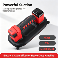 Ventouse électrique sans fil robuste pour carrelage, outil de levage portatif pour le déplacement de pierres, verre et carreaux, outil de construction
