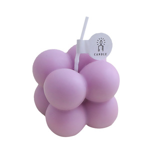Home Office Room Decor Bubble Shaped Small Candles Soy and Palm Wax Candle