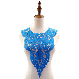 Tridimensional hueco bordado soluble en agua encaje Collar flor leche seda ramillete DIY encaje accesorios parches 3D característica - Product Image 4