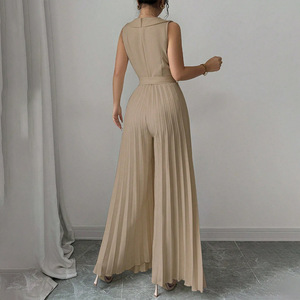 Ropa de Mujer para Importación y Exportación 2025: Mono Estilo <span class=keywords><strong>Traje</strong></span> <span class=keywords><strong>con</strong></span> Cuello de Blusa y Lazo, Estilo Maduro y Ligero - Product Image 4