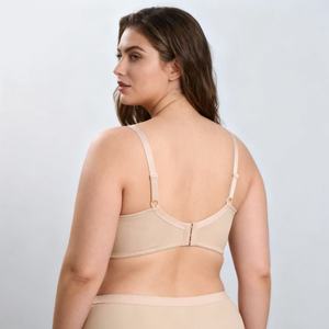 Reggiseno in Pizzo <span class=keywords><strong>a</strong></span> Copertura Totale <span class=keywords><strong>con</strong></span> <span class=keywords><strong>Ferretto</strong></span> per Taglie Forti, Traspirante, Push-up per Seno Grande, Intimo Sexy - Product Image 3