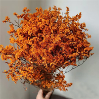 Bouquet de fleurs en paille de cristal éternel carré fait à la main robe douce décoration de mariage Technique sèche naturelle matériel de bricolage
