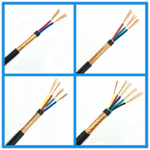 Núcleo de cobre RVV <span class=keywords><strong>2</strong></span> <span class=keywords><strong>3</strong></span> 4 Cable 1mm-4mm Funda de potencia cuadrada Cable de control de aislamiento de PVC impermeable - Product Image 4