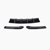 Diffuseurs d'angle de pare-chocs arrière ABS noir brillant pour SEAT Leon Cupra ST Estate MK3 5 5F 2017 2019