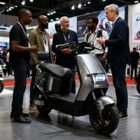 Moto électrique étanche au lithium CKD SKD Streetbikes 10 pouces, fabriquée au Shandong, 1200-1500W 48-72V