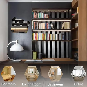 Specchio da Parete Autoadesivo Contemporaneo Senza Cornice in Acrilico Ecologico con Orso Sorridente per Arredamento Casa e Soggiorno - Product Image 3