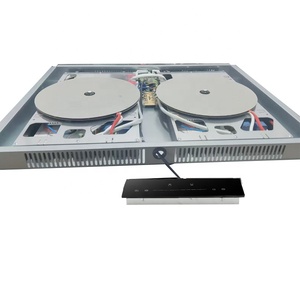 Table de cuisson à <span class=keywords><strong>induction</strong></span> invisible 2 brûleurs avec panneau de commande tactile intégré sous comptoir <span class=keywords><strong>en</strong></span> granit, marbre ou quartz - Product Image 3