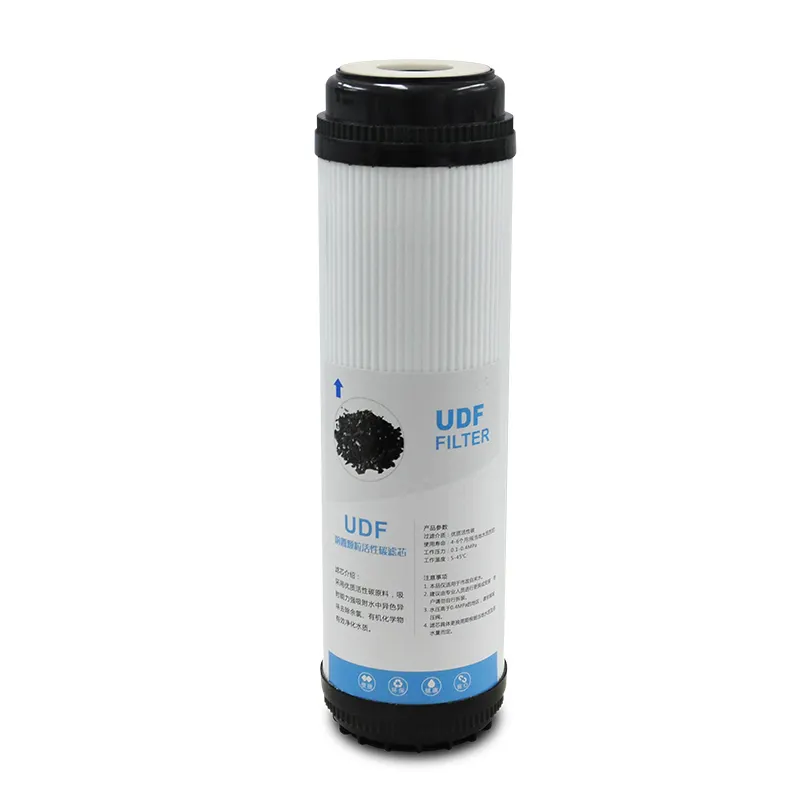 10 " UDF filter carbon Quick Connect Water Filter Cartridge PP CTO GAC RO T33 Activated Carbon Post Inline Carbon Filter
