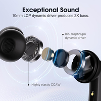 QCY T13 ANC Auriculares inalámbricos con cancelación activa de ruido HT06 Auriculares inalámbricos verdaderos a prueba de agua Auriculares Bluetooth 5,3