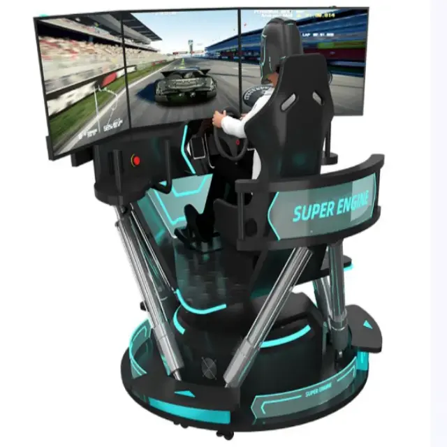 Machine de jeu d'arcade de réalité virtuelle VR Machine de jeu de voiture de course Conduite Simulateur de cockpit