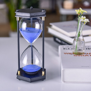 15 phút 30 phút một giờ trang trí khung cát hẹn giờ đồng hồ cát với cát màu - Product Image 5