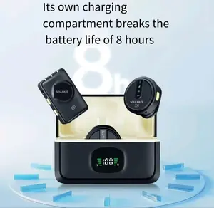 Dispositivo de Vídeo corto con cancelación de ruido omnidireccional NX2 MX2 para entrevistas de transmisión en vivo Micrófono inalámbrico para exteriores - Product Image 6