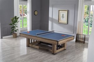 Mesa de Billar Multijuegos 3 en 1 de Madera Personalizada 2024, Moderna y de Lujo, de 7, <span class=keywords><strong>8</strong></span> y 9 Pies para Deportes - Product Image 3
