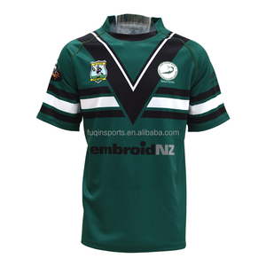 FQ kit Jersey sepak bola Rugby kustom, pakaian seragam tim nama tim Maori seragam olahraga latihan liga - Product Image 4