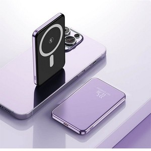 Batterie externe portable ultra-fine en métal 5000 mAh, rechargeable, couleur et logo personnalisables, facile à transporter - Product Image 3