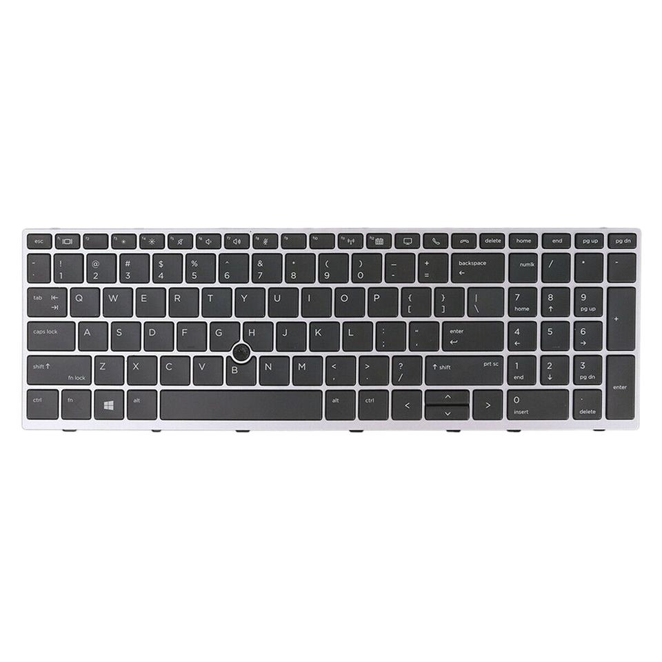 Numbers Keyboard Ui US Internal Laptop Keyboard for HP EliteBook 850 G5 855 G5 750 G5 755 ...