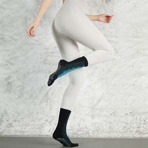 Customized logo Medium-length Small-sized Yoga Five-<b>finger</b> <b>Socks</b> Anti-slip Pilates-specific <b>Socks</b> Fitness Sports - Product Image 3
