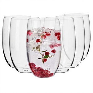 Vasos de Agua de Vidrio <span class=keywords><strong>Krosno</strong></span>, Paquete de 6, Aptos para Lavavajillas y Microondas, para Uso en el Hogar, Restaurantes y Festividades, 401-500 ml - Product Image 4