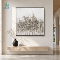 Peintures murales abstraites d'arbres et de feuilles, art moderne de la nature, plantes et feuillage, fournitures d'usine