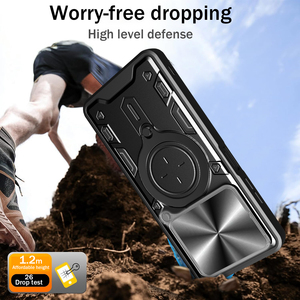 Funda de teléfono con armadura para soporte de anillo de protección de cámara para <span class=keywords><strong>ZTE</strong></span> <span class=keywords><strong>Blade</strong></span> V70 Max 4G RedMagic 10 Pro <span class=keywords><strong>Blade</strong></span> A31 Plus A54 A51 V41 Axon 40 Lite - Product Image 2