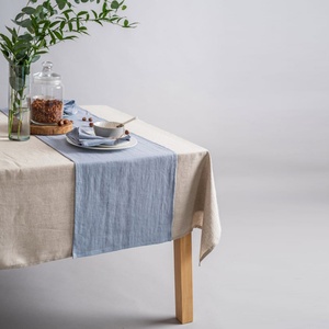 140x200cm Linen Table Cloth for Hotel Dining Room Natural Linen <b>Tablecloth</b> Morden Luxury Home Wholesale Customizable - Product Image 4