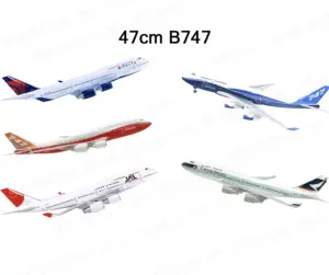 Nice Livery Aircraft in Gift Package Airplane Resin 1/150 Aircraft 47CM Model Boeing B747 Airlines Accept OEM Customized