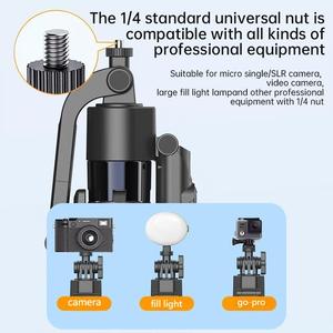 Q17 <span class=keywords><strong>Gimbal</strong></span> Ponsel Pintar AI Pelacak Otomatis, Penstabil Penjejakan Wajah dan Objek Sepenuhnya Otomatis dengan Penyangga Empat Kaki 360 °   Rotasi - Product Image 6