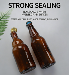 Beverage Glass <strong>Bottles</strong> 250ml/275ml/330ml/500ml Brown Amber Transparent Hot Stamping Eco-Friendly Pharmaceutical Cough <strong>Bottle</strong> - Product Image 6