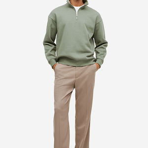 Jersey de logotipo de impresión personalizado DIY de alta calidad talla americana 100% poliéster sudadera Lisa para hombre - Product Image 2