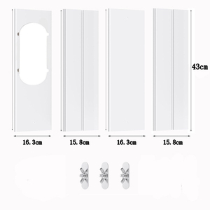 Ensemble de kit d'évent de porte coulissante ou de fenêtre avec joint de sas de climatiseur <span class=keywords><strong>mobile</strong></span> joint de fenêtre de déflecteur pour application domestique Type de <span class=keywords><strong>tuyau</strong></span> - Product Image 3