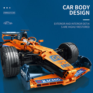 Reobrix Technologie <span class=keywords><strong>Formula</strong></span> <span class=keywords><strong>1</strong></span> <span class=keywords><strong>Auto</strong></span> da <span class=keywords><strong>Corsa</strong></span> Modello in Blocchi da Costruzione 800+ Pezzi Giocattolo Educativo per Bambini da 8 a 13 Anni - Product Image 4