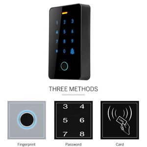 Keysecu sinh trắc học kiểm soát truy cập hệ thống thông minh an Ninh Vân tay RFID Proximity Đầu đọc thẻ màn hình cảm ứng Bàn phím khóa cửa - Product Image 3