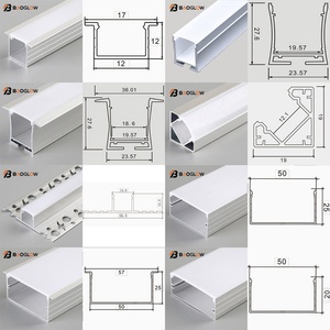 Prix usine 2025 – Profilé LED en aluminium 15x15 personnalisé pour plafonds en plaques de plâtre et gypse, idéal pour bandes LED - Product Image 6