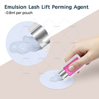 Kit de rehaussement de cils et solution de lamination des sourcils en sachet – Solution professionnelle coréenne pour rehaussement de cils avec étapes 1, 2 et 3