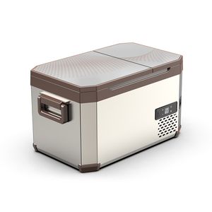 Glacière portable <span class=keywords><strong>Alpicool</strong></span> AS45 Mini, capacité réduite, pour voyage, 12V AC/DC, double usage, congélateur, réfrigérateur à compresseur, double zone, réfrigérateur de voiture - Product Image 1