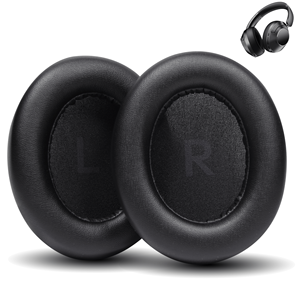Almohadillas de Repuesto Profesionales para Auriculares <span class=keywords><strong>EarFun</strong></span> Wave Pro ANC, Cojines Transpirables de PU, Aislamiento de Ruido Suave - Product Image 1
