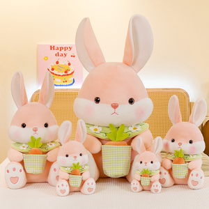 Tùy Chỉnh Thiết Kế 23/30/40/50/80Cm Unisex PP Bông Thú Nhồi Bông Dễ Thương Cà Rốt Thỏ Đồ Chơi Sang Trọng Cho Trẻ Em Căng Thẳng Cứu Trợ Quà Tặng - Product Image 6