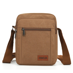 Bolso Bandolera de Lona para Hombre, Estilo Vintage, con Cierre, Moderno - Product Image 3