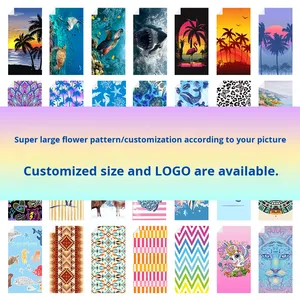 สำหรับผ้าขนหนูชายหาดรูปสี่เหลี่ยมผืนผ้าแบบแห้งเร็วสำหรับผู้ใหญ่ ผ้าขนหนูใยไมโครไฟเบอร์สำหรับกันแดดริมทะเล ผ้าขนหนูดูดซับน้ำ ผ้าขนหนูสำหรับว่ายน้ำกลางแจ้ง - Product Image 3