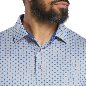 Polo deportivo ajustado de lujo con logotipo personalizado Dry Fit de alta calidad 94% poliéster 6% Spandex para rendimiento de golf para hombre - Product Image 6