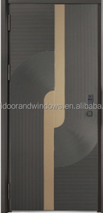 Porte d'entrée double style français Skyland avec verre pivotant en alliage d'aluminium à isolation thermique pour appartement - Product Image 5