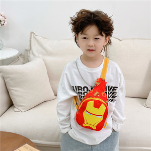 Sac à bandoulière pour garçons plus récent dessin animé mignon à la mode Cool <span class=keywords><strong>Marvel</strong></span> chauve-souris Iron Man Superman sacs à bandoulière Nylon poitrine <span class=keywords><strong>Pack</strong></span> en gros - Product Image 5