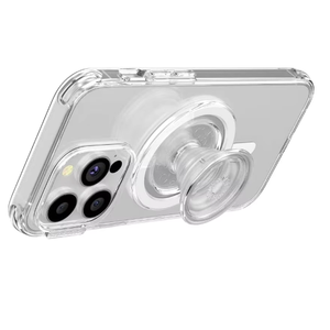 Magnetic Transparent Collapsible Mobile Phone Grip Stand Holder for Smartphone Tablet Cell Phone Accessory Compatible - Product Image 3