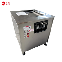 Machine de découpe de viande de filet de saumon et de poisson frais semi-automatique à haute efficacité processeur de tranches de poisson-chat et d'anguille