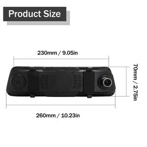 Aidelion CY-888 <strong>Car</strong> <strong>Mirror</strong> <strong>Camera</strong> With Dual Cameras Lens <strong>Car</strong> Dvr FHD 1080P 10inch Touch Ips Screen Streaming Video <strong>Mirror</strong> Dvr - Product Image 3