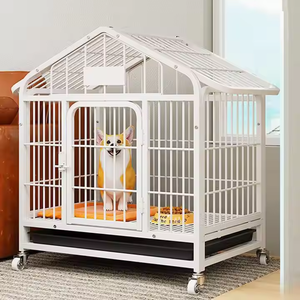 Wholesale Top Sales Multiple Sizes <strong>Dog</strong> <strong>Kennel</strong> Metal Foldable <strong>Stainless</strong> <strong>Steel</strong> Large Pet Cat <strong>Cage</strong> House - Product Image 5
